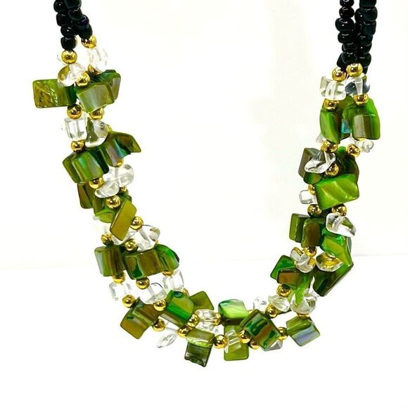 AXK Striking 3-Strand 24” Fashion Necklace - Picture 4 of 7